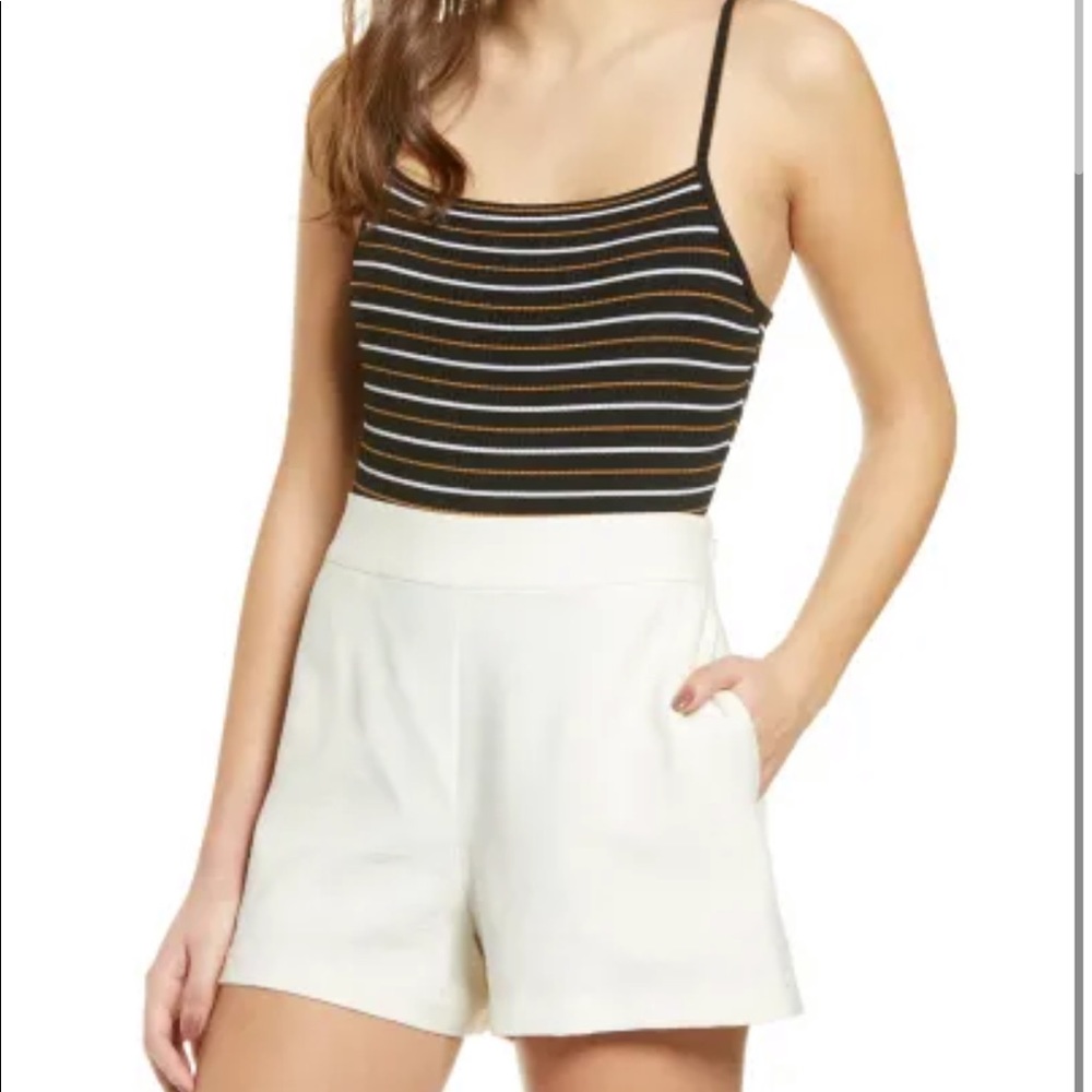 BP. Stripe Tank Bodysuit
XS | Black Naomi Stripe